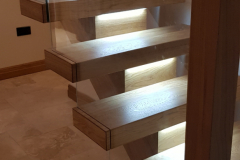 S08 Central Spine Oak stairs