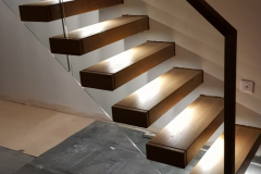 S39 Stright fly Cantilever stairs